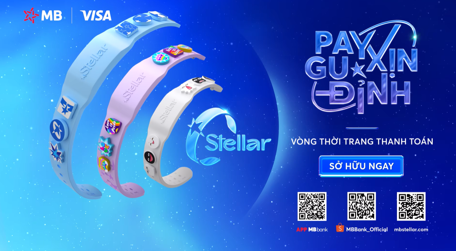 Contactless payment bracelet Stellar | MB Bank